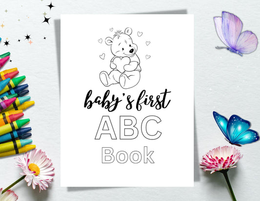 Baby ABC Coloring Pages, Baby ABC Book Decorate, Baby ABC Book Encouraging Coloring Pages, Baby abc Coloring Book, Printable abc Letter Page